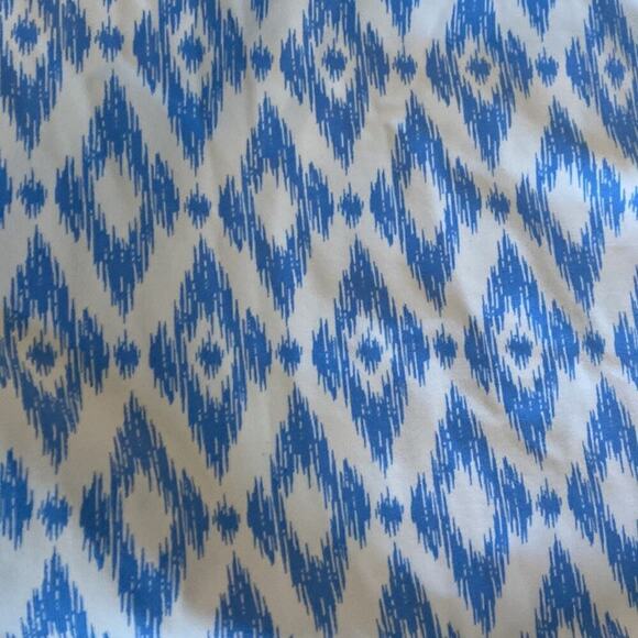 Jude Connally Blue & White Dress Size L (has pockets!) - Picture 8 of 8